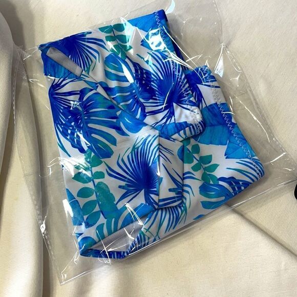 SHEKINI Floral Print Cheeky Low Rise Swim Bikini Bottom MEDIUM - Picture 10 of 10